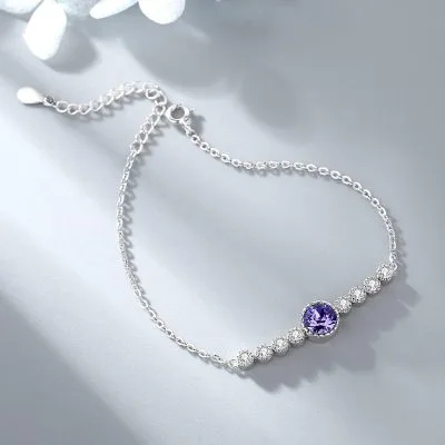 Lắc Tay Bạc Nữ đính Pha Lê Swarovski LILI 579467 12