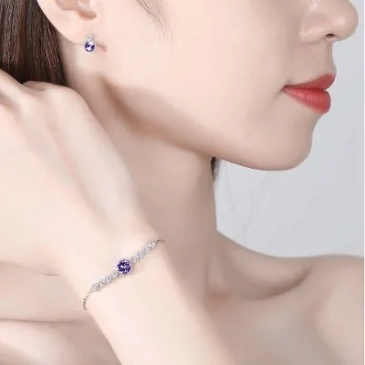 Lắc Tay Bạc Nữ đính Pha Lê Swarovski LILI 579467 15