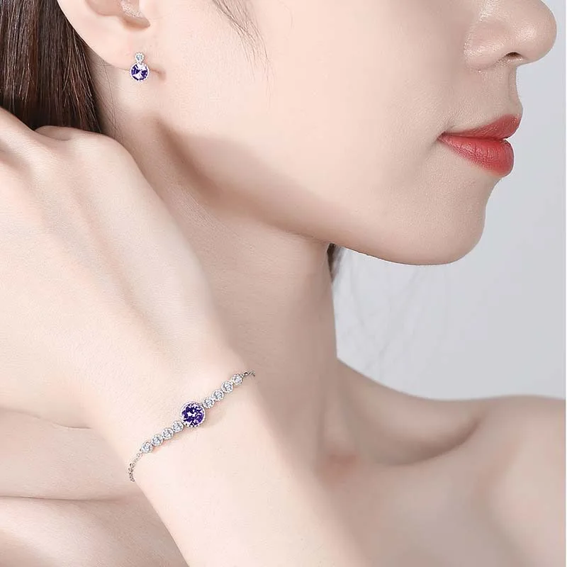 Lắc Tay Bạc Nữ đính Pha Lê Swarovski LILI 579467 15