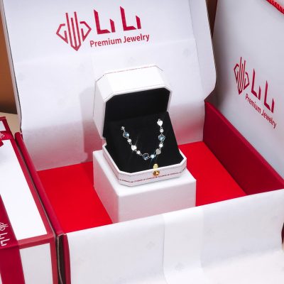 Lắc Tay Bạc Nữ đính đá CZ Hình Trái Tim Heart Of The Sea LILI 427425 11