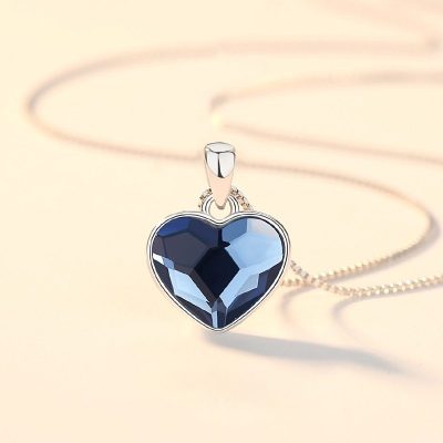 Bộ trang sức bạc đính đá pha lê hình trái tim LILI_941338-11