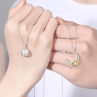 Dây Chuyền đôi Bạc đính đá CZ Forever Love LILI 528145 17