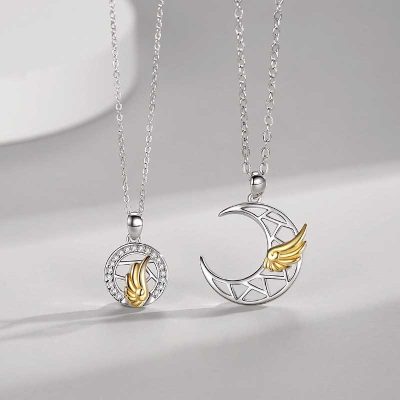 Dây chuyền đôi bạc đôi cánh thiên thần LILI_482896_1