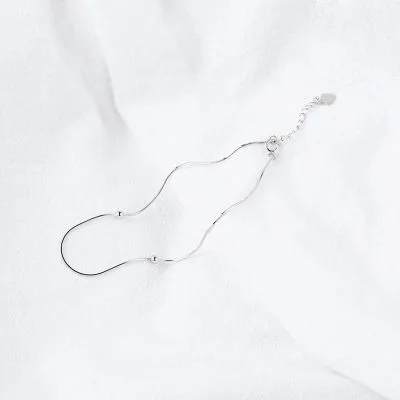 Lắc Chân Bạc Nữ Liền đính Hạt Tròn LILI 464984 10