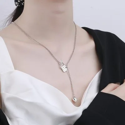 Dây Chuyền Bạc Nữ ổ Khóa LILI 867999 4