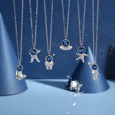 Dây Chuyền Bạc Nữ Phi Hành Gia LILI 996723 1