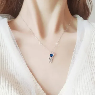 Dây Chuyền Bạc Nữ Phi Hành Gia LILI 996723 3