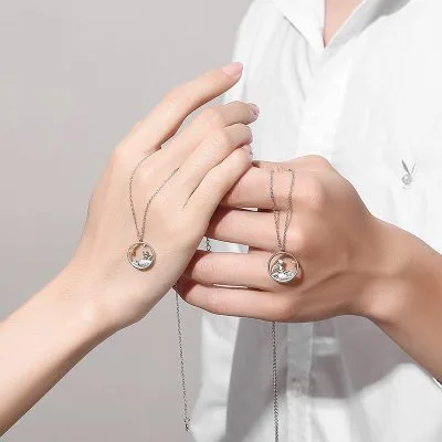Dây Chuyền đôi Bạc Hoàng Tử Và Hồ Ly LILI 834547 4