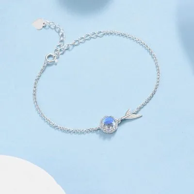 Lắc tay bạc nữ đính đá Aurora chú cá xinh xắn LILI_812739_1