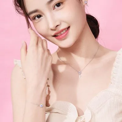 Lắc tay bạc nữ đính đá Aurora chú cá xinh xắn LILI_812739_3