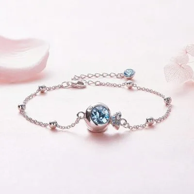 Lắc tay bạc nữ mạ bạch kim đính đá Swarovski LILI_732212_10