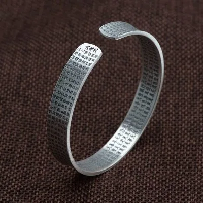 Lắc Tay Bạc Nữ Nam Chú đại Bi LILI 395319 2