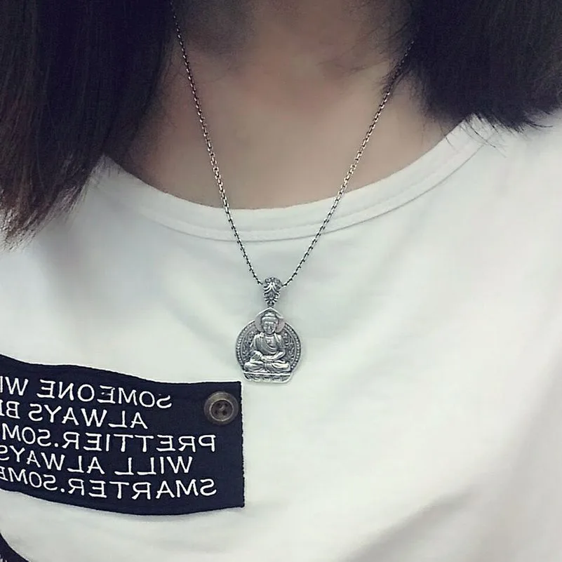 Mặt Dây Chuyền Bạc Nam Nữ Hình 8 Vị Phật Bản Mệnh 12 Con Giáp LILI 366628 9