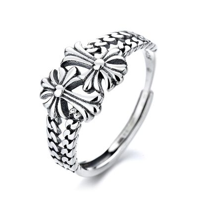Nhẫn bạc nữ chữ thập Chrome Hearts LILI_235399_5
