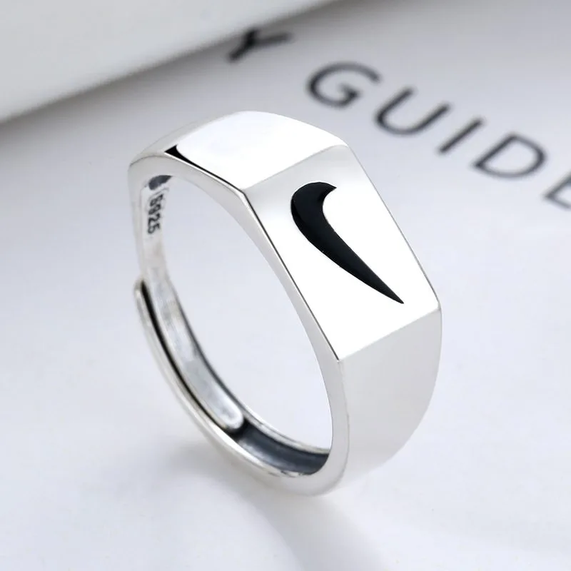 Nhẫn bạc nữ nam hình Nike LILI_879138_1