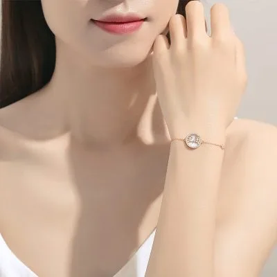 Vòng Tay Bạc Nữ 12 Cung Hoàng đạo đính đá CZ LILI 868151 3