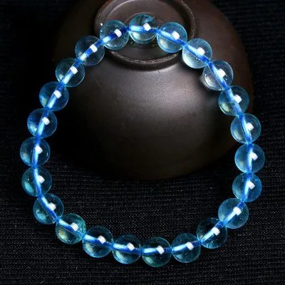 Vòng tay đá Aquamarine 7A nữ nam LILI_498498_3