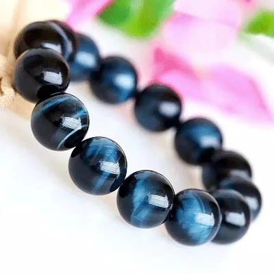 Vòng Tay đá Mắt Hổ Mắt Mèo Mắt đại Bàng Xanh 7A Nữ Nam LILI 131419 1