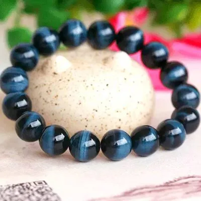 Vòng Tay đá Mắt Hổ Mắt Mèo Mắt đại Bàng Xanh 7A Nữ Nam LILI 131419 2