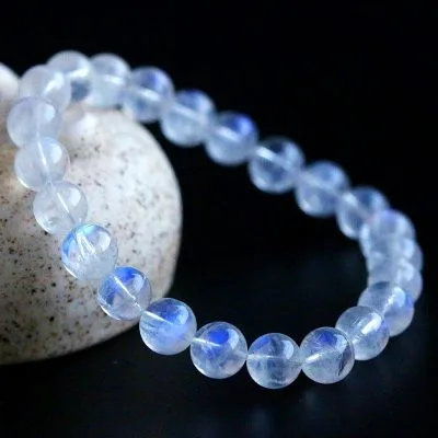 Vòng tay đá mặt trăng tự nhiên 6A nữ nam LILI_999493_1