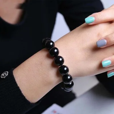 Vòng tay mã não đen 7A nữ nam LILI_525552_1
