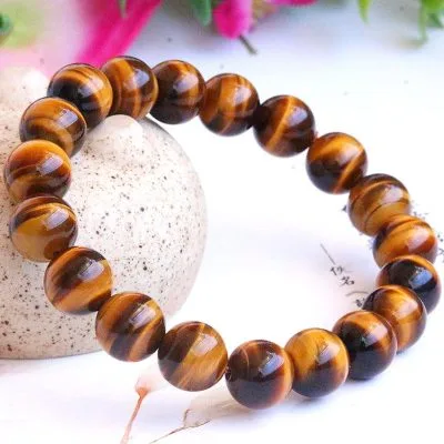 Vòng tay mắt hổ mắt mèo vàng nâu 7A nữ nam LILI_733336_1
