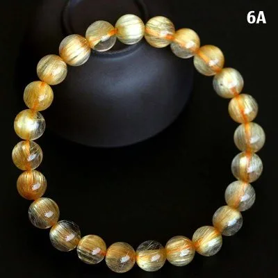 Vòng tay thạch anh tóc vàng 6A nữ nam LILI_378476_2