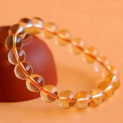 Vòng tay thạch anh vàng Citrine 7A nữ nam LILI_378984_1