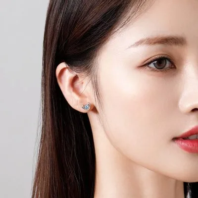 Bông tai bạc nữ đính đá CZ gạc hươu Elfreda LILI_272848_7