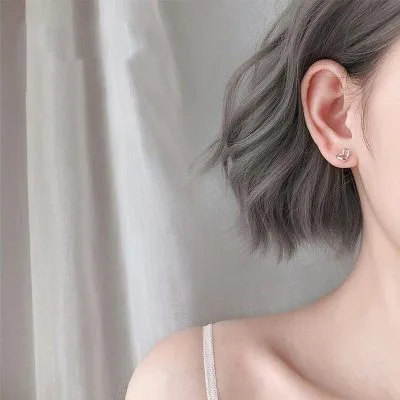 Bông Tai Bạc Nữ Hình Trái Tim LILI 724557 10