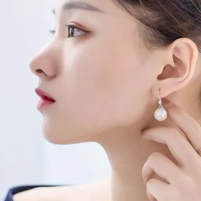 Bông Tai Bạc Nữ Ngọc Trai Thời Trang LILI 238883 7