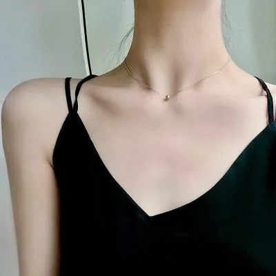 Dây Chuyền Choker Bạc Nữ Hạt đậu Nhỏ LILI 295669 11