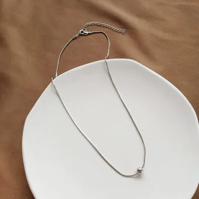 Dây Chuyền Choker Bạc Nữ Hạt đậu Nhỏ LILI 295669 12