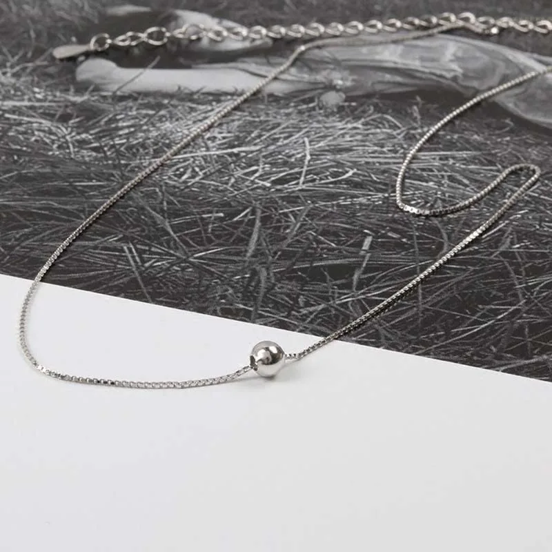 Dây Chuyền Choker Bạc Nữ Hạt đậu Nhỏ LILI 295669 14