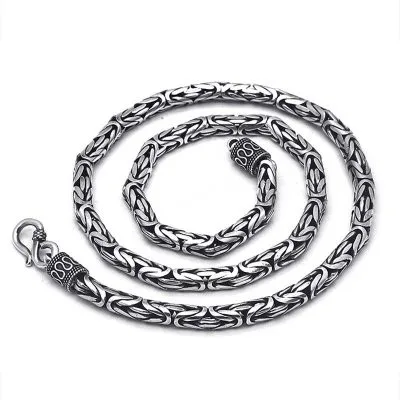 Dây Chuyền Bạc Nam Sợi To Tròn Chất LILI 298336 1