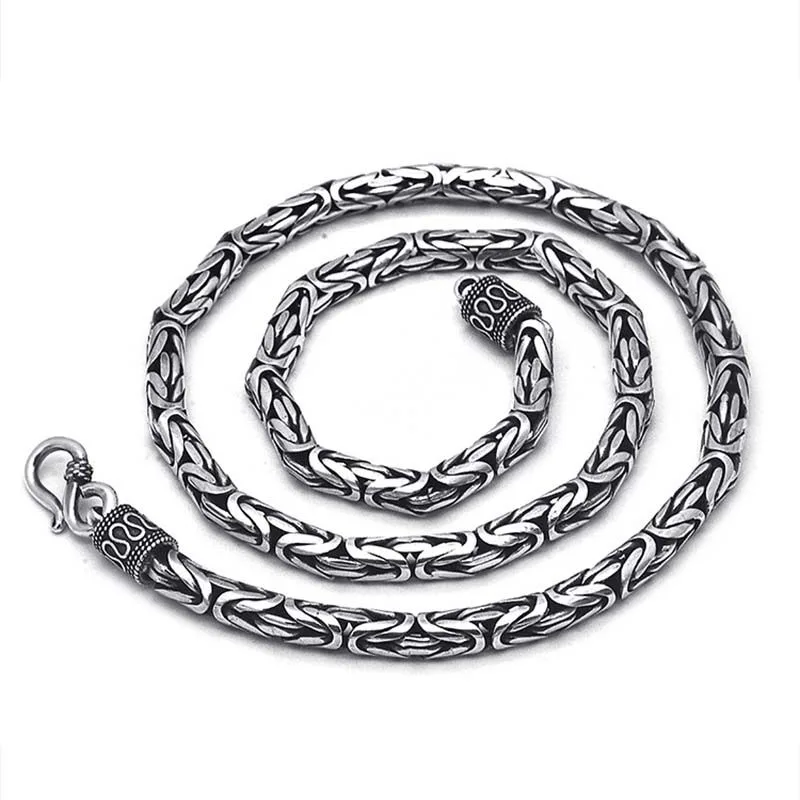 Dây Chuyền Bạc Nam Sợi To Tròn Chất LILI 298336 1