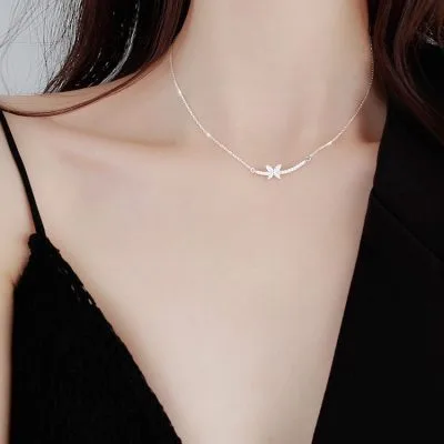 Dây Chuyền Bạc Nữ Cánh Bướm Gió Lạnh LILI 933796 9