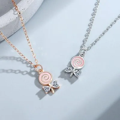 Dây Chuyền Bạc Nữ Kẹo Mút LILI 453582 1