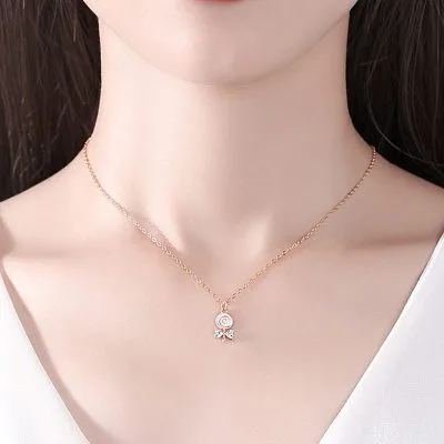 Dây Chuyền Bạc Nữ Kẹo Mút LILI 453582 3