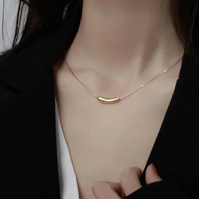 Dây Chuyền Bạc Nữ Mạ Vàng Trái Cà Tím LILI 827112 10