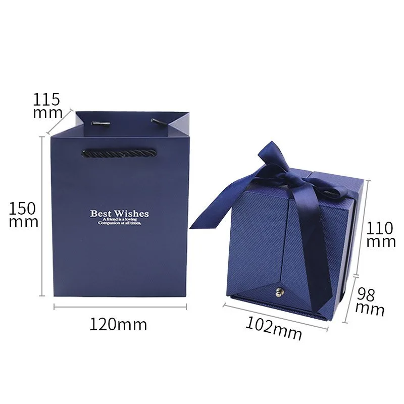 Hộp quà tặng đẹp đựng trang sức hoa hồng sáp dạng ngăn Tesoro LILI_879955_4