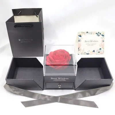 Hộp quà tặng đẹp đựng trang sức hoa hồng sáp dạng ngăn Tesoro LILI_879955_8