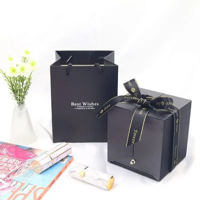 Hộp quà tặng đẹp đựng trang sức hoa hồng sáp dạng ngăn Tesoro LILI_879955_9