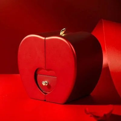 Hộp quà tặng đựng trang sức sang trọng hình quả táo Apple LILI_942647_6