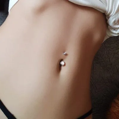 Khuyên Rốn Bụng Bạc Nữ đính đá CZ LILI 513349 101