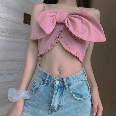 Khuyên rốn bụng bạc nữ đính đá CZ thiên nga trắng LILI_642491_7