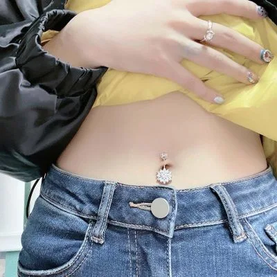Khuyên Rốn Bụng Bạc Nữ Hoa Hướng Dương LILI 449851 10