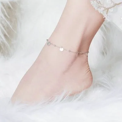 Lắc chân bạc nữ gắn chuông tròn LILI_746481_6