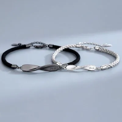 Lắc tay bạc cặp đôi tình yêu Forever Love LILI_986852_11
