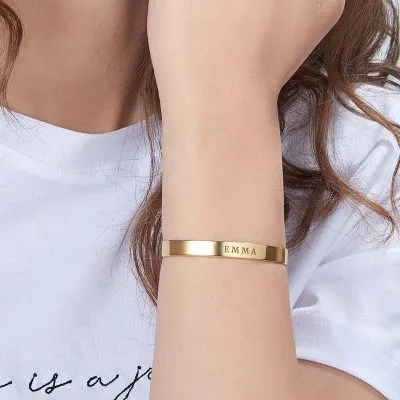 Lắc Tay Chân Bạc Nữ Nam Cho Bé Khắc Tên Chữ Hình ảnh Theo Yêu Cầu LILI 316124 14